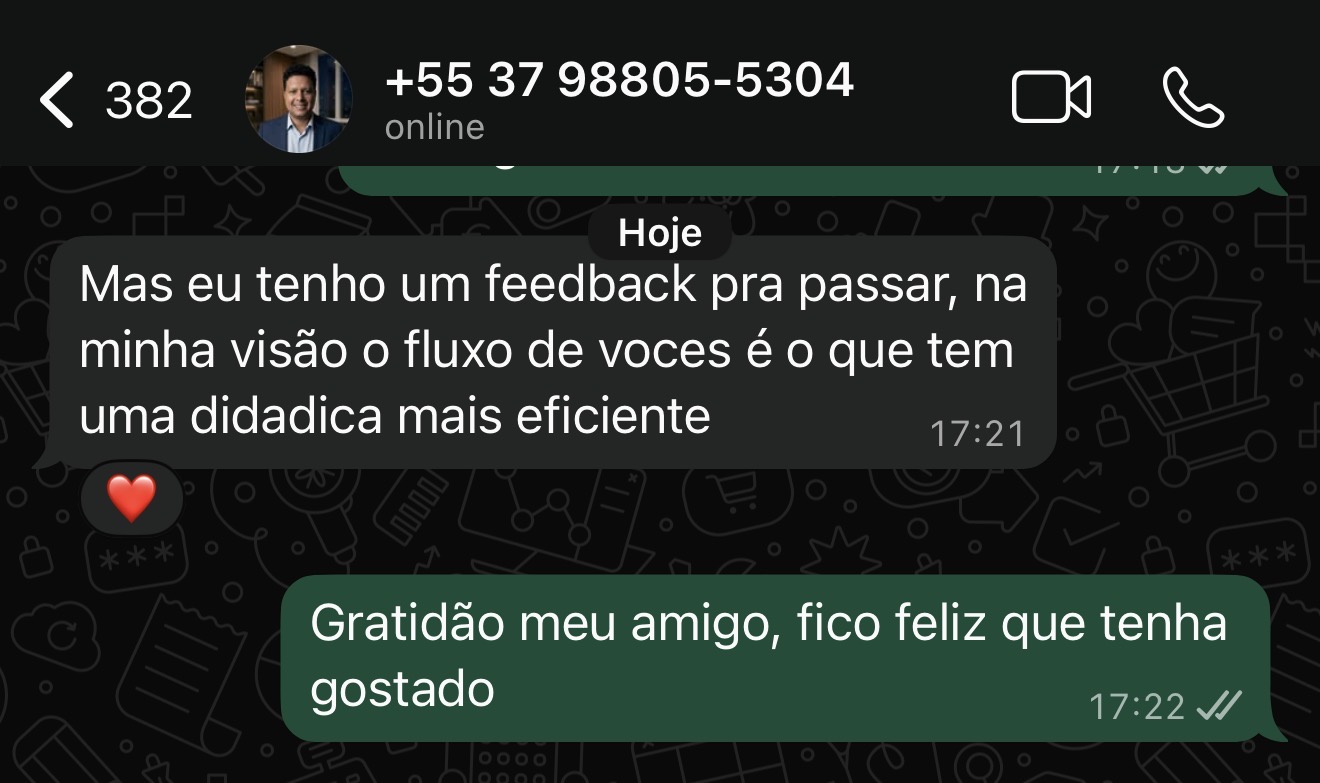 Depoimento Aluno InstaFluxo