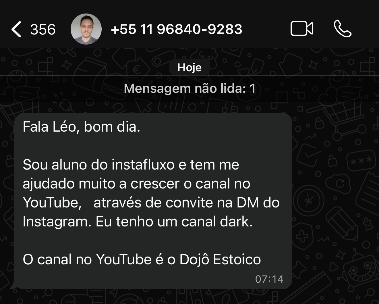 Depoimento Aluno InstaFluxo